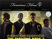 Tablet Screenshot of ferociousfilms.com
